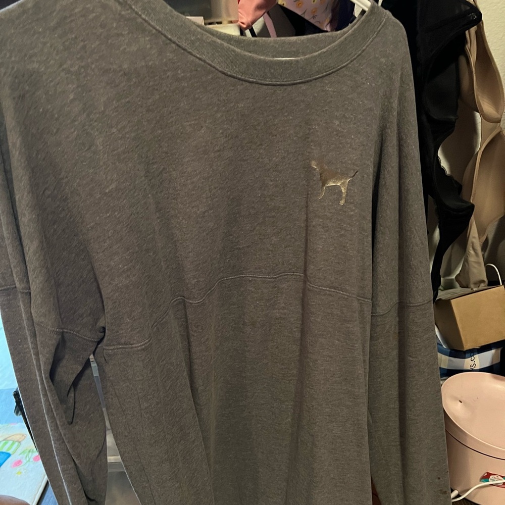 VS pink sweatshirt